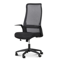 Adrianna Black Mesh Office Chair