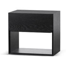 Joanna Black Oak Bedside Table