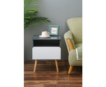 Colette Bedroom Bedside Table W/ Drawers