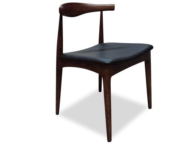 Kurrajong Gerroa Elbow Dining Chair - Dark Brown