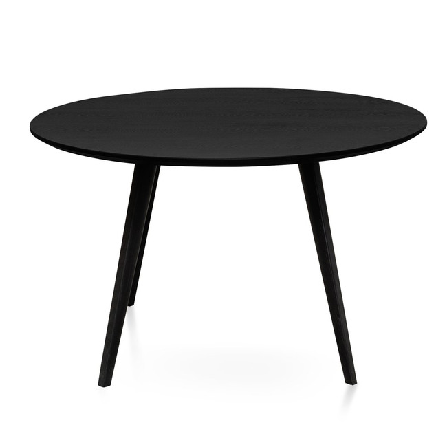 Strathmerton Veneer Wooden Dining Table - Full Black
