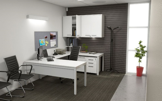 Get Organized With A Corner Office Desk