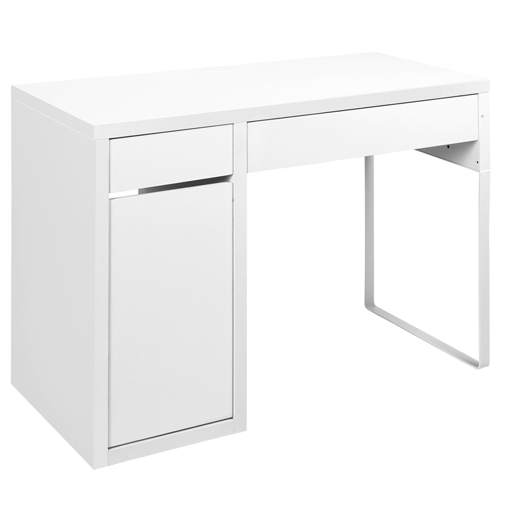 Artiss Home Office Metal Desk With Storage Cabinets - White - Urban Hyve