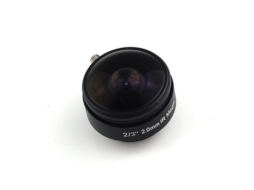 1.55mm f/2.0 fish eye CS lens for 1/2" sensor