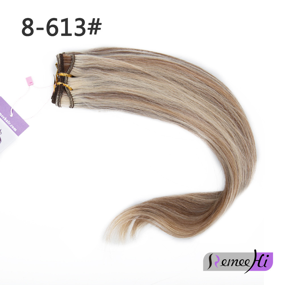 Remeehi 8 613 Virgin Peruvian Human Hair 1 Bundles 100g Straight Silky Hair Extensions Remeehi