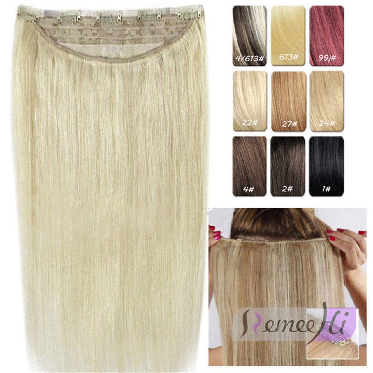 hair extensions 5 clip