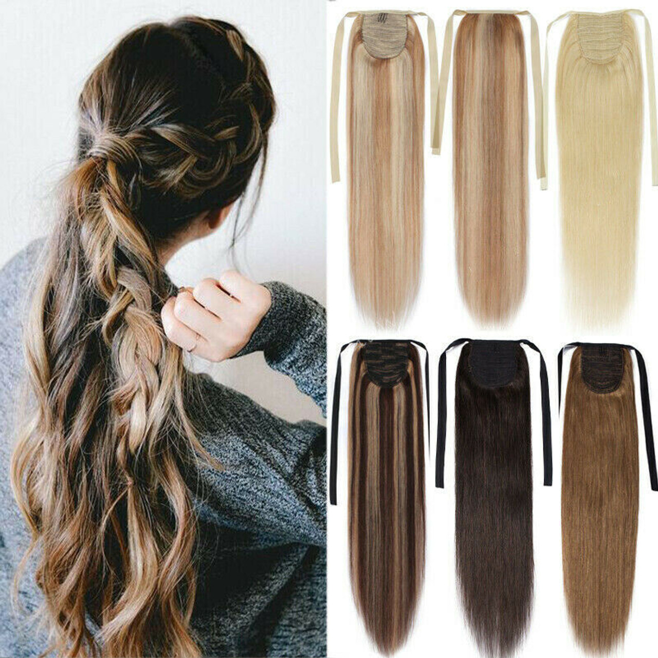 Soft girl invisible long straight hair A30870 – apsanil