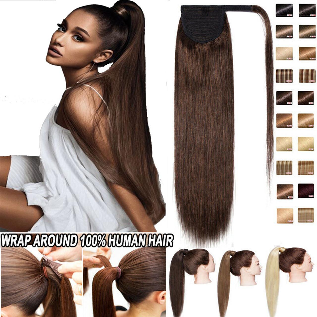 100 real hair extensions