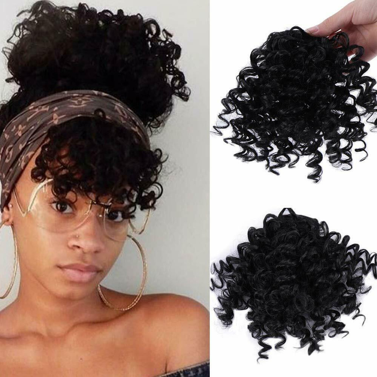 Afro Kinky Curly Hair Clip In Human Hair Extensions 4B 4C 100% Human  Natural ... | eBay