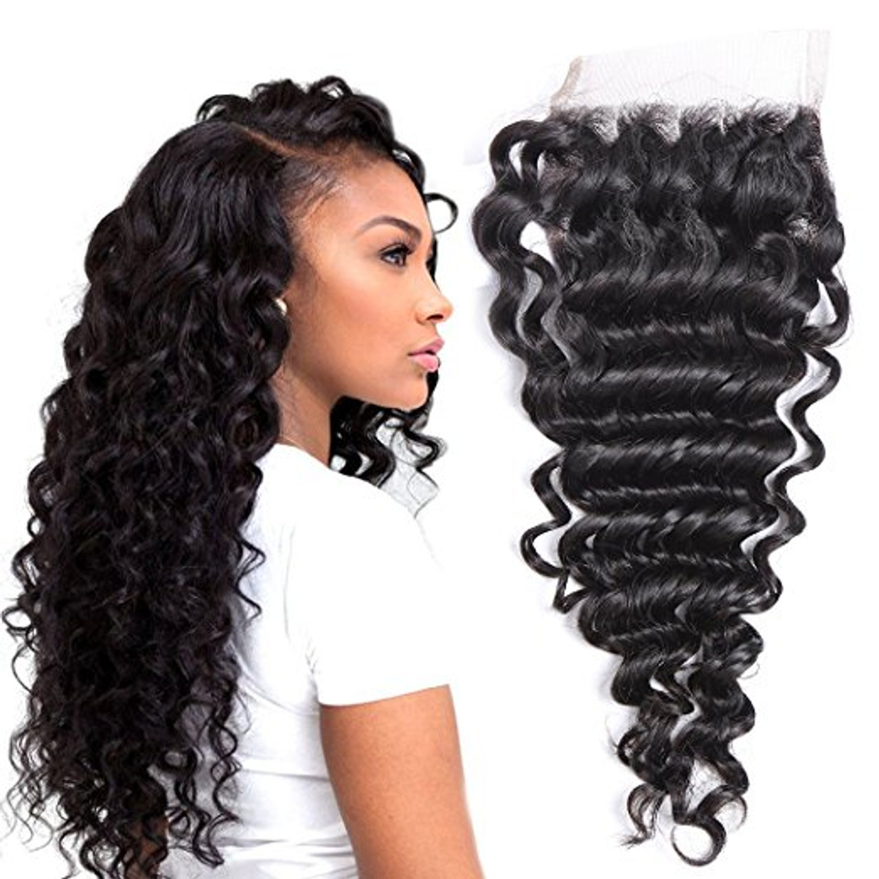 Cute & a Simple middle part closure Quickweave | Hair & Closure included |  Instagram