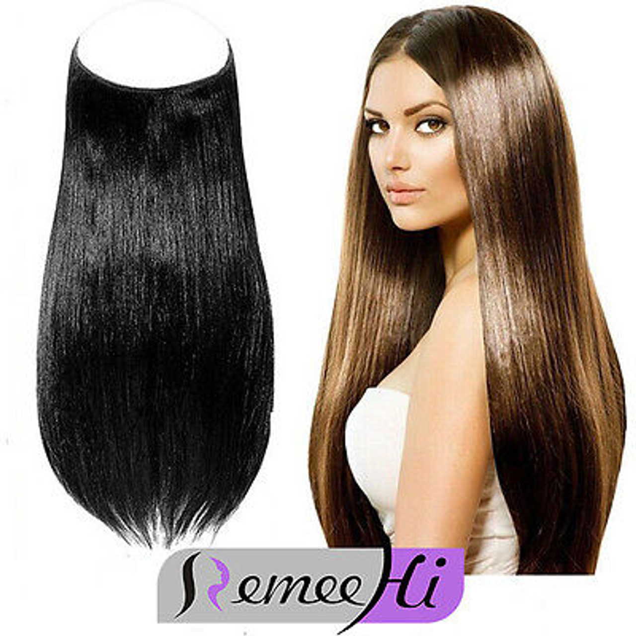human hair extensions halo