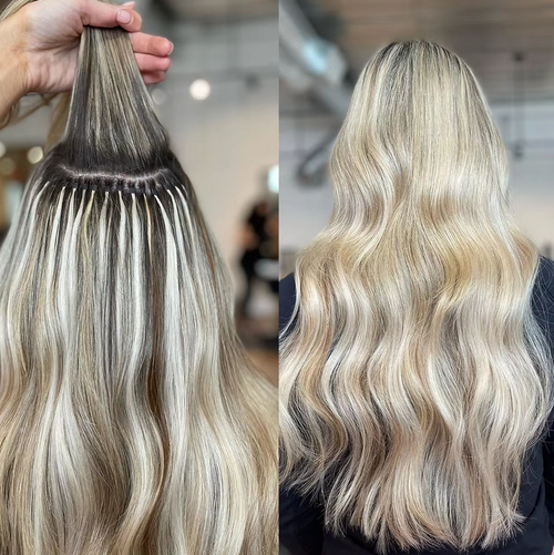 Remeehi Pre Bonded I Tip Keratin Fusion Remy Wavy 100% Human Hair Extension 100g