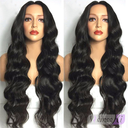 Remeehi Natural Body Wave Full Lace Wig  Hair Indian remy hair Custom