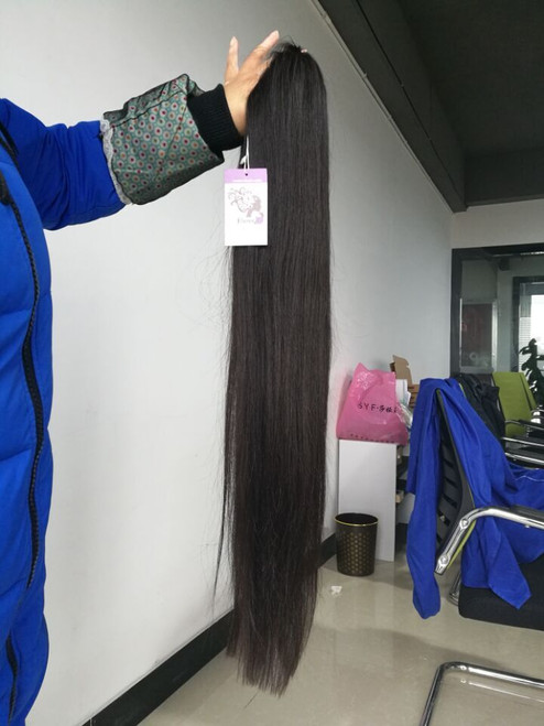 Remeehi Straight Hairpieces Jaw Claw Clip Ponytail Extensions 100% Real Human Hair 30" 165g