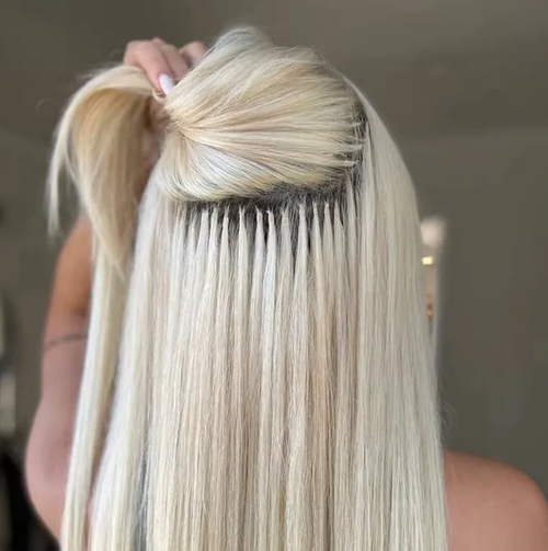 Remeehi 100 Strands 100G Silky Straight Keratin Stick I Tip  Remy Hair Extensions 100% Brazilian Virgin Human Hair