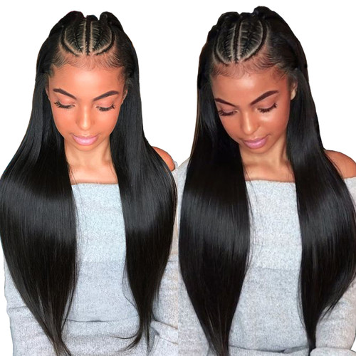 Remeehi 150% Density 360 Lace Frontal Silk Straight Wigs With Baby Hair Pre Plucked Hairline Front Lace Wig For Women Indian Remy Hair Remeehi 150% Density 360 Lace Frontal Silk Straight Wigs With Baby Hair Pre Plucked Hairline Front Lace Wig For Women Indian Remy Hair