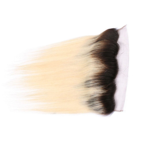 Remeehi  1b/613# 13x4 Silky Straight Human hair Frontal Closure Blonde Free Lace Closure Remeehi  1b/613# 13x4 Silky Straight Human hair Frontal Closure Blonde Free Lace Closure