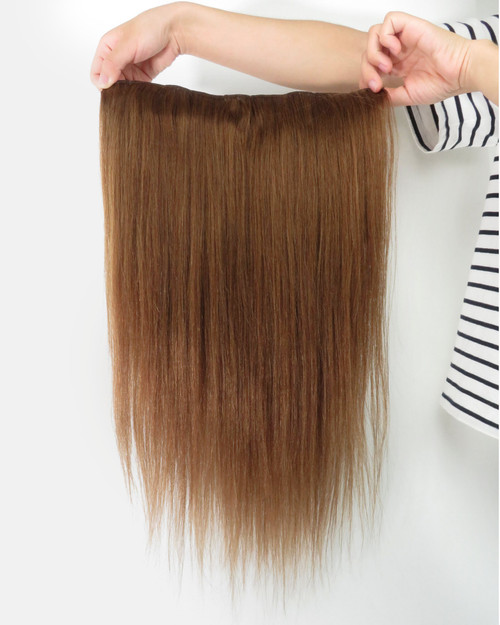 Thick Real Remy One Piece Clip In 100% Human Hair Extensions 3/4 Full Head  G331