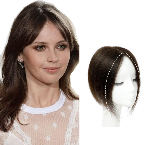 Remeehi Seamless Natural Straight Topper Hairpiece Clips in 100% Human Hair Top Wig Toupee For Women Cover Grey Hair Remeehi Seamless Natural Straight Topper Hairpiece Clips in 100% Human Hair Top Wig Toupee For Women Cover Grey Hair