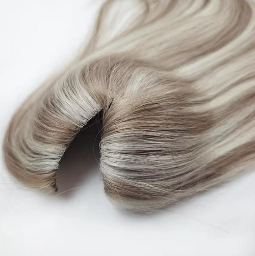 RemeeHi white blonde Brown grey Customize Hair Virgin Hair Extensions Human Hair Spider Clip in Hair Extension Weft Extension