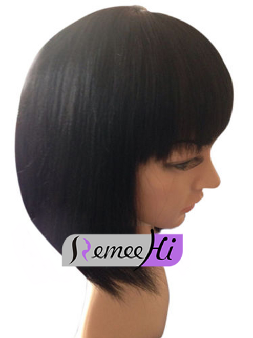 Remeehair.com | remy human hair Bob short yaki straight full lace wigs Remeehair.com | remy human hair Bob short yaki straight full lace wigs