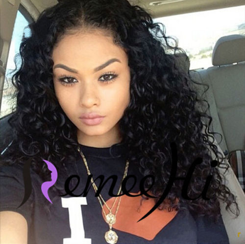 Remeehi kinky curly full lace wig Brazilion remy hair 160% density free shipping Remeehi kinky curly full lace wig Brazilion remy hair 160% density free shipping