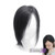 Remeehi straight toupee hairpiece 100% human hair wig 25g dark black and dark Brown free shipping