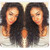 Remeehi Deep Curly  Full Lace Wigs With baby hair Indian remy hair
