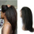 Brazilian Kinky Straight 100% Remy  Human Hair Lace Front Wigs with Baby Hair 130% Density