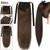 30" Remeehi 100% Real Human Hair Soft Straight Drawstring Ponytail Hair Extensions 120g