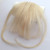 Remeehi 100% Human Hair Clip in 3D Air Bangs Hand Made Hair Bangs Bleach Blonde Fringe