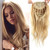 Remeehi 3/4 Half Wig Brazilian Remy Human Hair Wigs Body Wave Clip in None Lace Half Wig