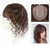 Remeehi large Base Long Curly Wavy Remy Human Hair With Flat Bang Clips Top Piece Wig Topper For Women