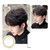 RemeeHi Seamless Short Natural Straight 100% Real Human Hair Full Wig Toupee Pieces Wig For Men