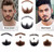 Remeehi Fake Mustache in Daily Life Production Handmade Fake Beard Lace Tape Man Hair