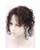 Remeehi Wavy Hair Silk Mono Topper Hair Piece 100% Human Hair Clip in Hairpiece For Women