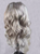RemeeHi Long Grey Hair Big  Wavy Real Human Hair 3/4 Half Wigs Clip in Half Wigs Hair Piece for Women RemeeHi Long Grey Hair Big  Wavy Real Human Hair 3/4 Half Wigs Clip in Half Wigs Hair Piece for Women