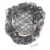 Fluffy Brown Grey Fluffy Curly Wavy 100% Remy Human Hair Wiglet Topper HairPieces For Women