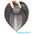 Remeehi Silk Base Clip In Human Hair Toppers For Women Men -Loss Thin Hair Top Replacement Straight