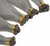 RemeeHi Grey New Released Double Drawn Russian Virgin Human Hair Genius Weft Hair Extension 100g