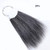 RemeeHi Grey Mixed 100% Natural Human Hair Swatches Testing Color Samples for Salon Color Rings 30Strands For Women