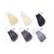 RemeeHi Grey Mixed 100% Natural Human Hair Swatches Testing Color Samples for Salon Color Rings 30Strands For Women