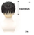 RemeeHi Seamless Short Curly 100% Real Human Hair Clip in Toupee Pieces Wig For Men
