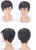 RemeeHi Soft Grey Hair Topper 100% Human Hair Clip in Wiglet Hair Pieces Toupee For Men
