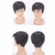 RemeeHi Soft Grey Hair Topper 100% Human Hair Clip in Wiglet Hair Pieces Toupee For Men