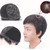 RemeeHi Soft Grey Hair Topper 100% Human Hair Clip in Wiglet Hair Pieces Toupee For Men