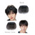 Seamless Natural Straight One Piece 100% Remy Human Hair Frontal Bangs Hairpiece Extension For Men's Thin Hair