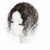 Seamless Middle Part Wavy Hair Topper Bangs 100% Remy Human Hair Hairpiece Replacement For Women