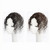 Seamless Middle Part Wavy Hair Topper Bangs 100% Remy Human Hair Hairpiece Replacement For Women