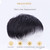 Men's Short Toppers Real Human Hair Clip-in Crown for Hair Loss Coverage 16x18cm